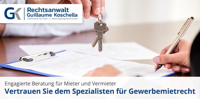 Engagierte Beratung für Mieter und Vermieter: Vertrauen Sie dem Spezialisten für Gewerbemietrecht | Rechtsanwalt Guillaume Koschella